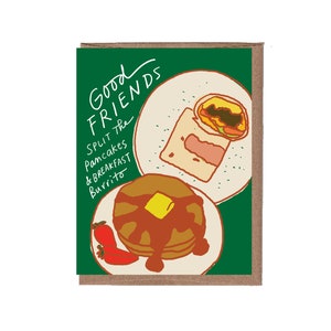 Carte du petit-déjeuner à gratter et à sentir