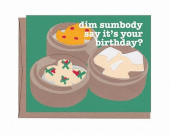 Dim Sum Geburtstagskarte