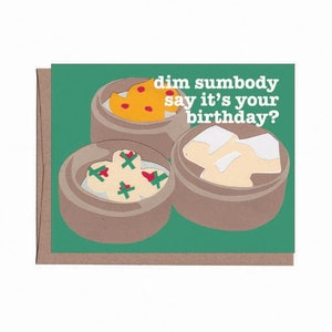 Dim Sum Birthday Card