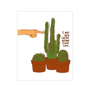 Cactus Lover Art Print