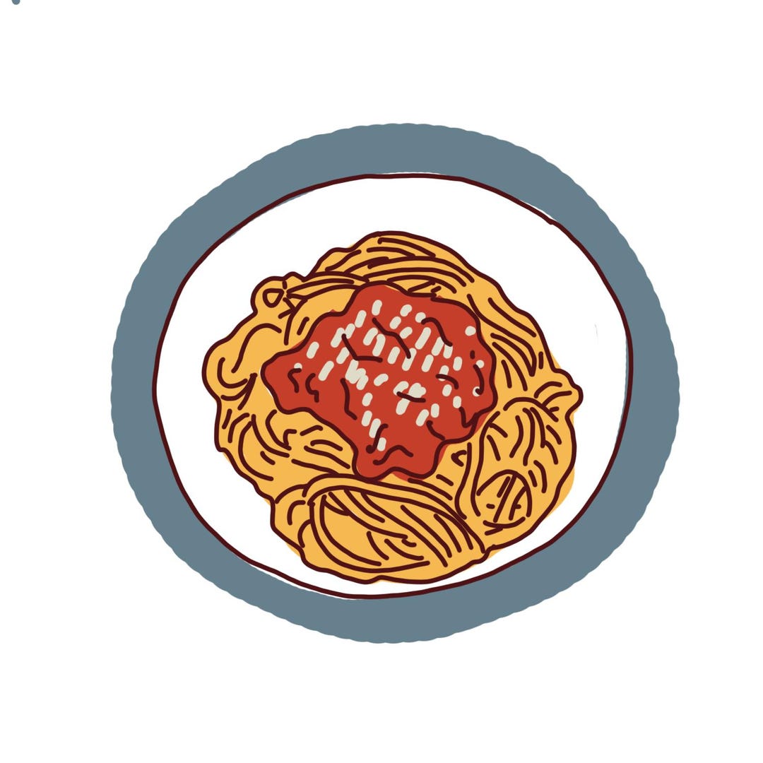 Spaghetti Sticker - Etsy
