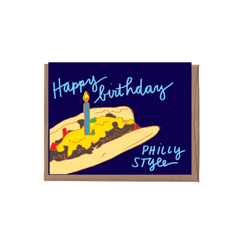 Philly Cheese Steak Birthday Card image 1