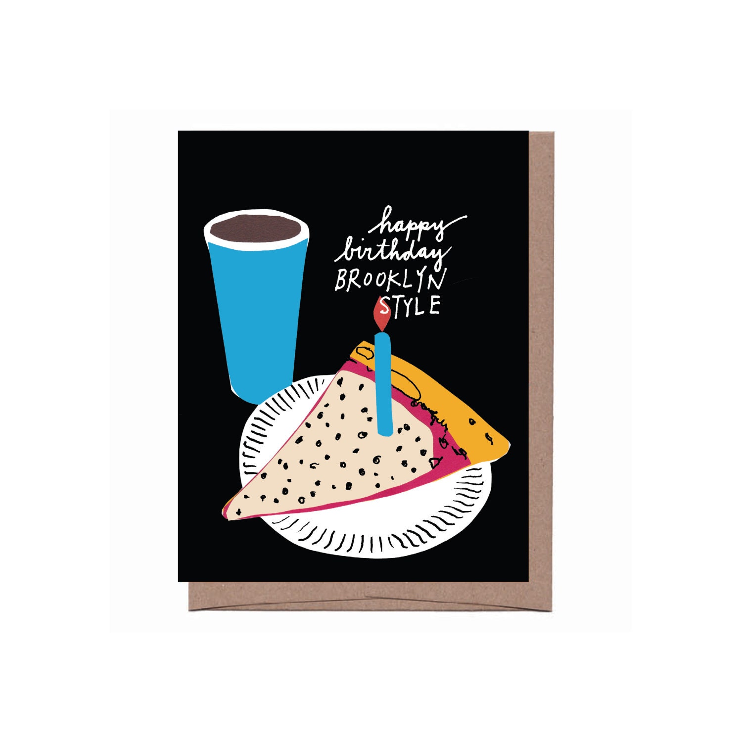 Brooklyn Slice Birthday Card - Etsy