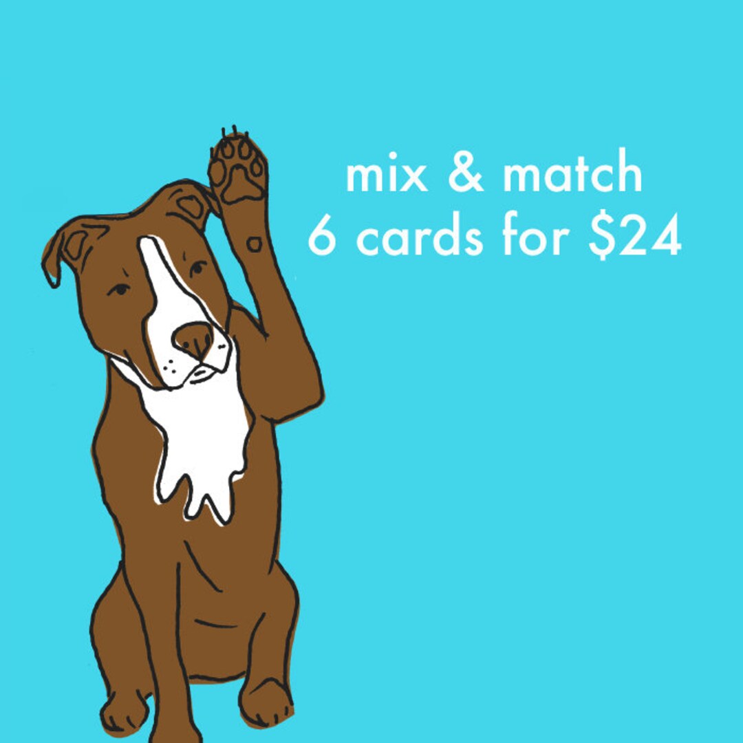 Mix &amp; Match 6 Cards - Etsy