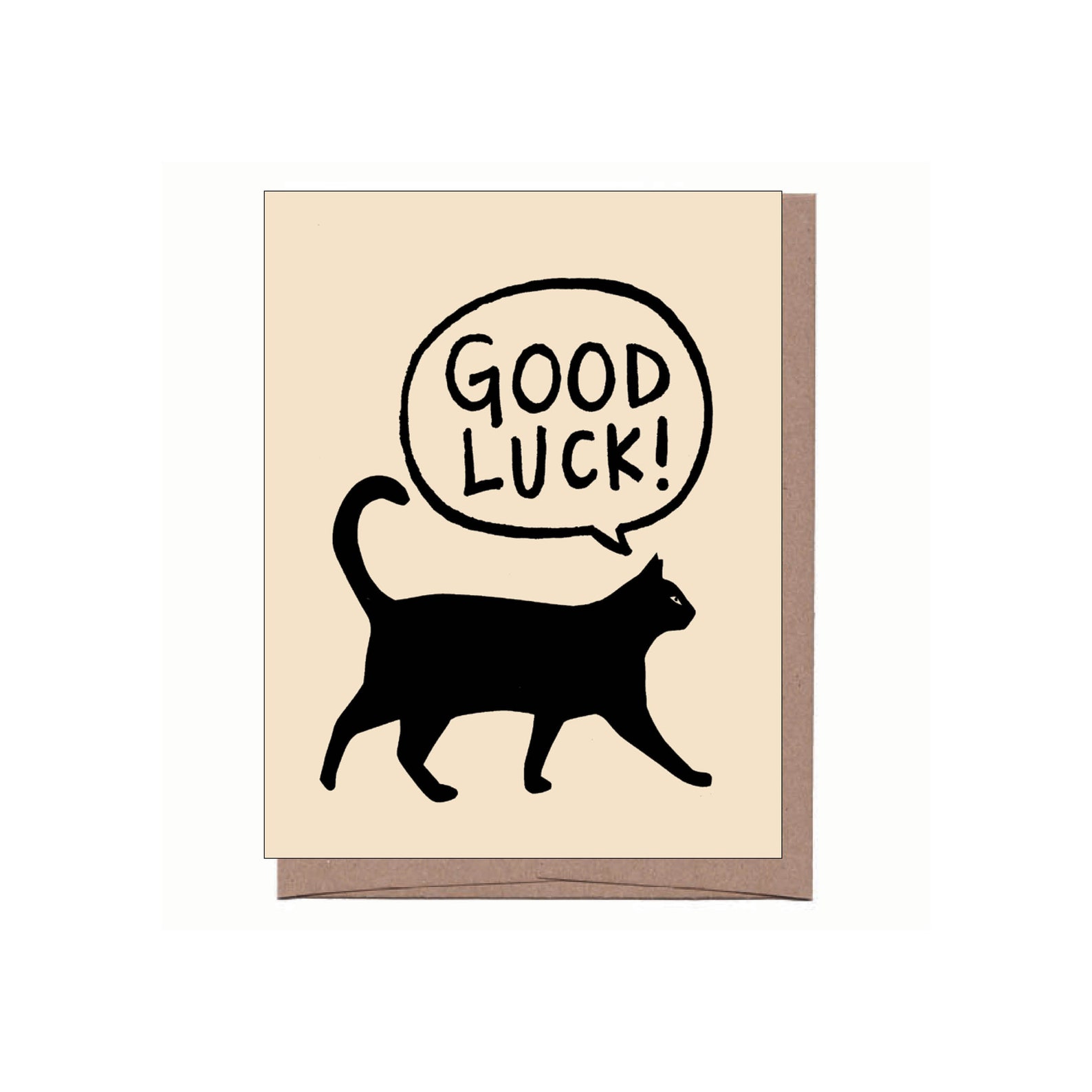 Black Cat Card Etsy