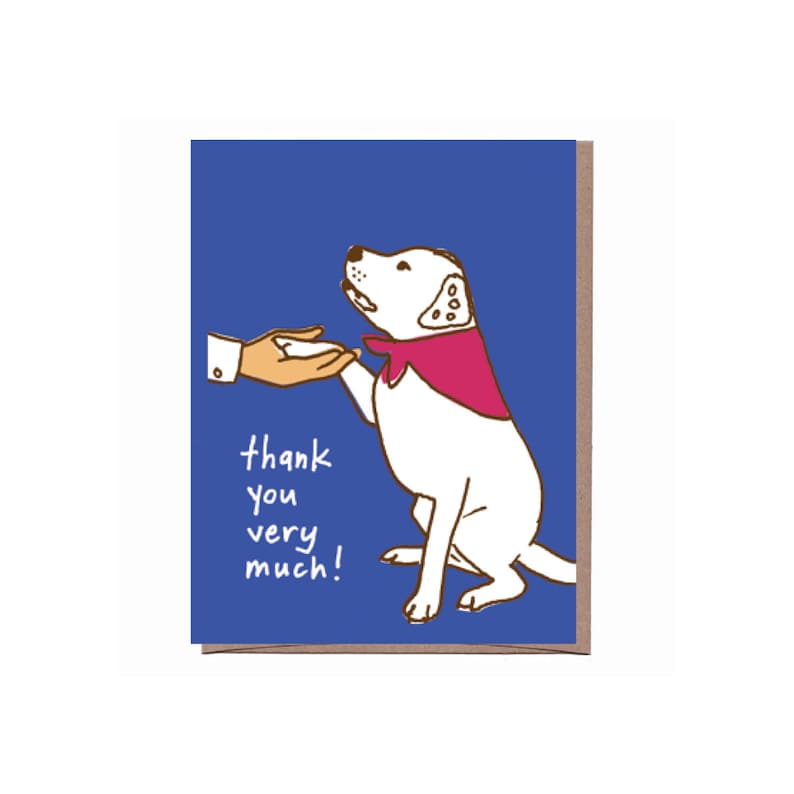 Good Dog Thank You Card image 1