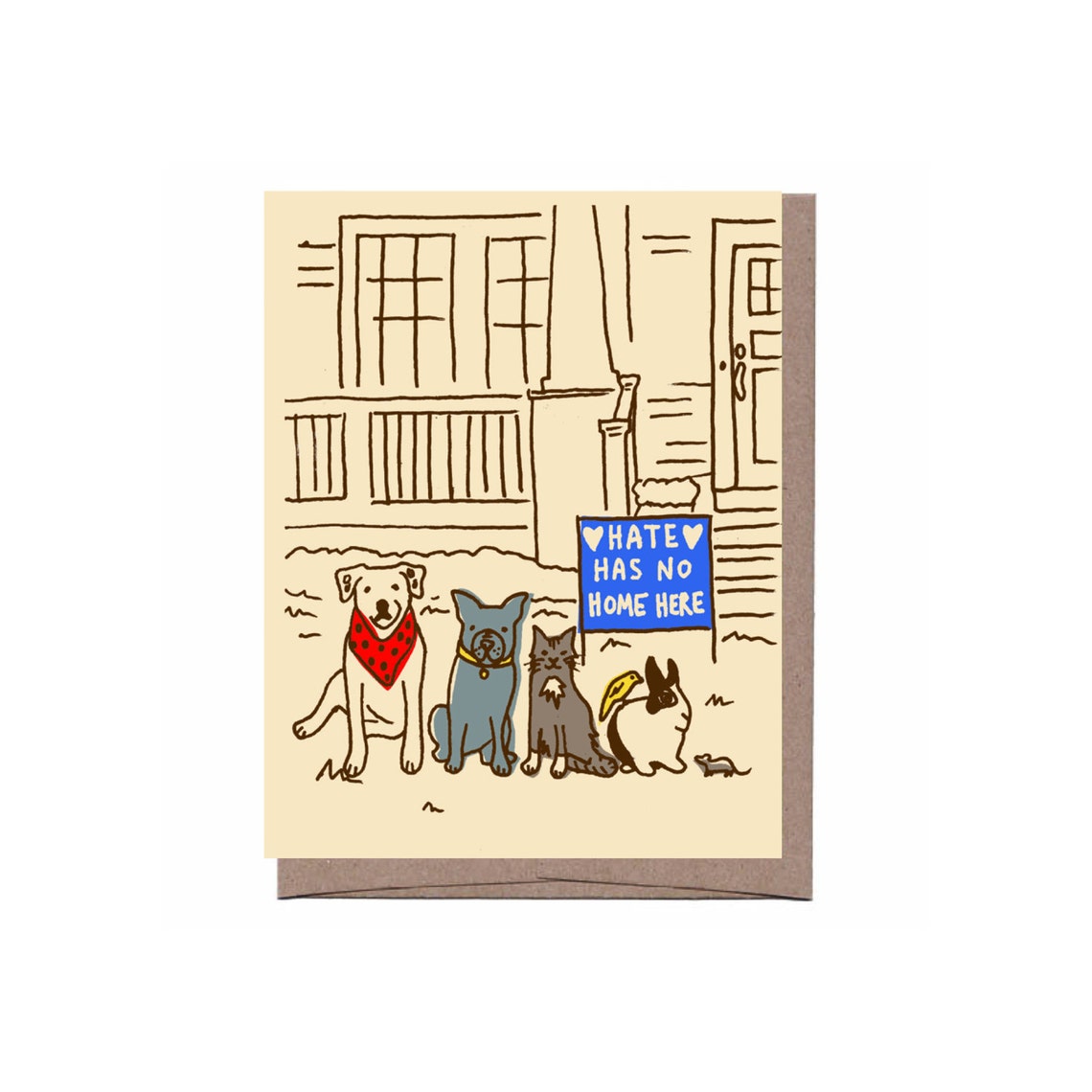 Hate Has No Home Here Card | Etsy