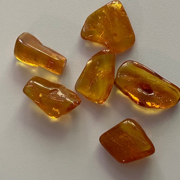 Genuine Baltic Amber piece .06-1g  size