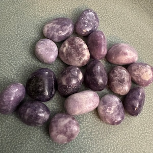 Lepidolite Tumbles