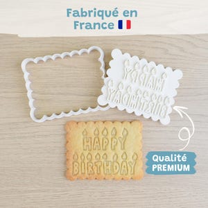 Happy Birthday Petit-Beurre Cookie Cutter