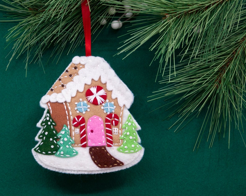 Nordic Felt Christmas Ornament Pattern Set Digital Download - Etsy