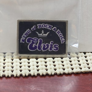 Vintage Specialty Pin Elvis-King of Rock & Roll