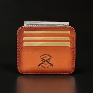 Porte-cartes personnalisé pour homme, Porte-cartes en cuir, Porte-cartes de visite, Porte-cartes cadeau, Porte-cartes personnalisé, Cadeau pour papa