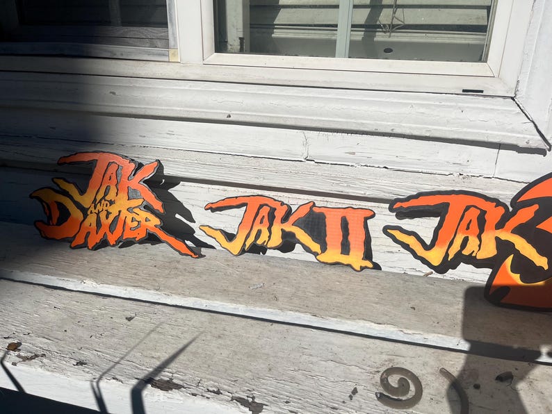 Jak and Daxter the Precursor Legacy: Logo Sign - Etsy
