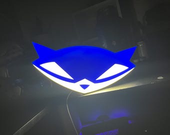 Sly Cooper logo LED sign