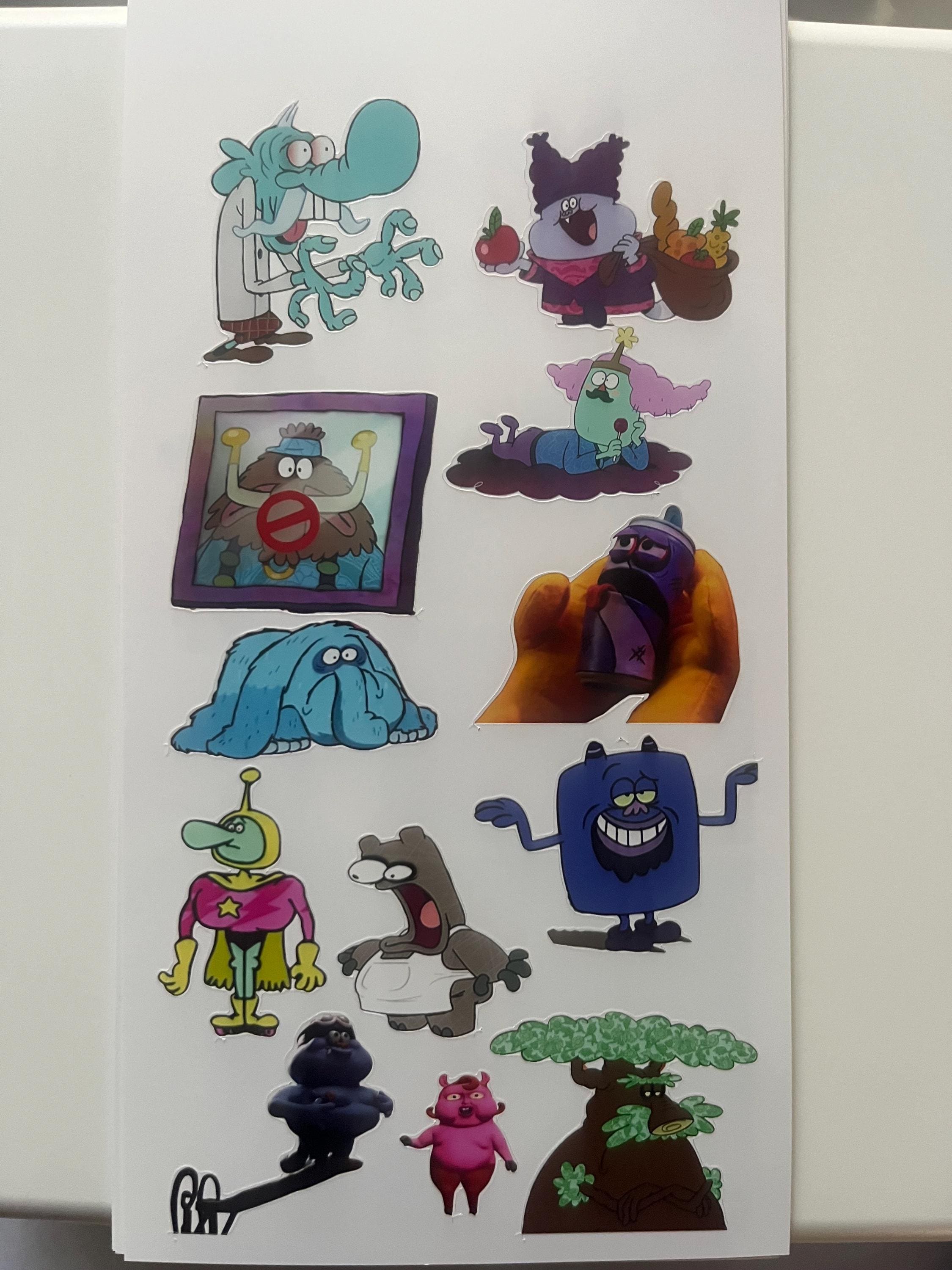 Chowder Show Stickers Cartoon Network: Chowder Sticker Sheet - Etsy