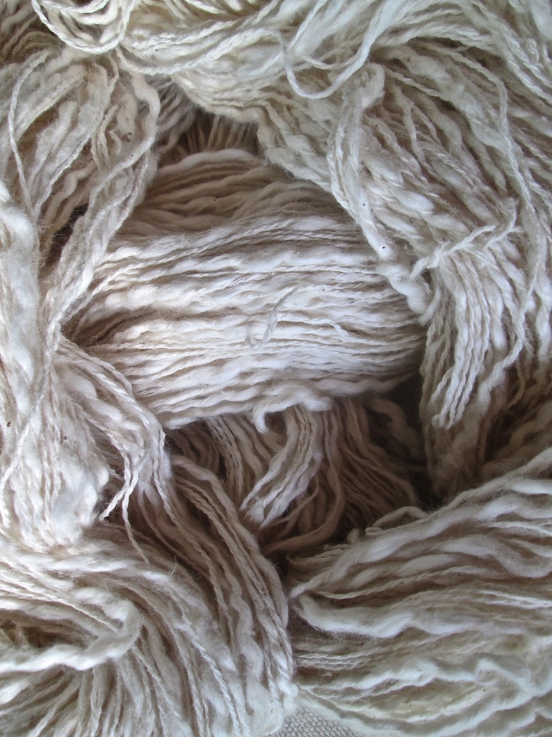 Novelty Yarn Undyed 100 Cotton Slub Yarn Thread Thick 'n Etsy