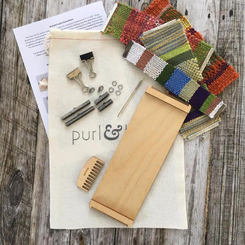 NEW Bracelet (and Pouch!) Loom Kits or Wooden Findings Purl & Loop Ma…