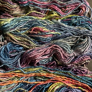 ULTRA SOFT Lustrous Bamboo Silk Yarn Watercolors 75+ Yards Knitting Plying Weaving SUPERFAST Shipping!