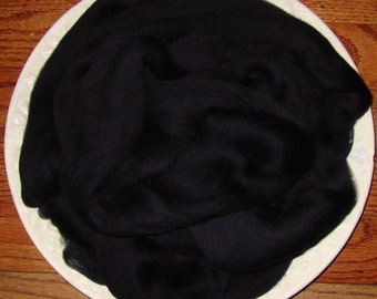 Soft Black Corriedale SUPERFAST SHIPPING!