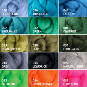 Ashford Corriedale Wool Roving Soft Gorgeous Colors Cruelty Free ...
