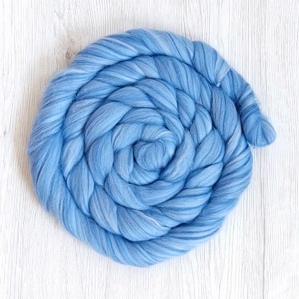 Supersoft Sky Palette Silk Merino Blend DHG Sliver Spinning & Felting SUPER FAST Shipping!