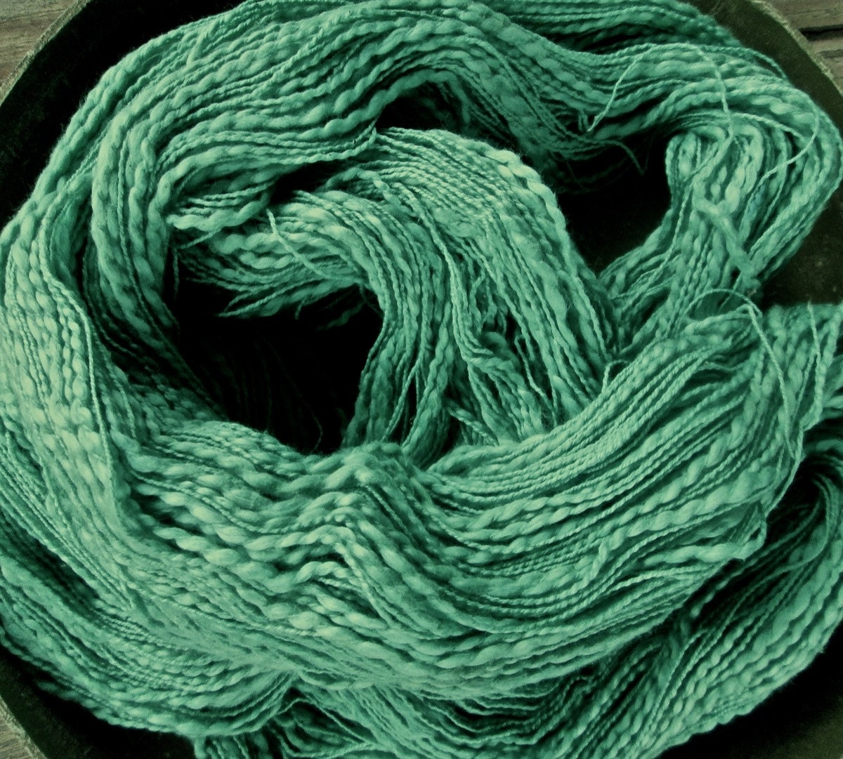 Novelty Yarn Aqua 100 Cotton Slub Yarn/thread Thick 'n Etsy Australia
