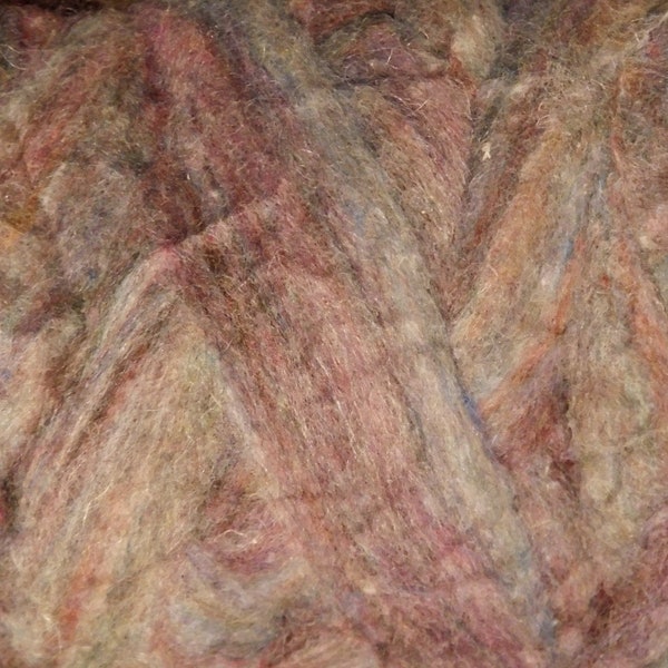 Stunning Mill End Roving Montage Merino/Silk/Corriedale/Alpaca Beautiful Heather Colorway 1, 2, 4 or 8 Oz SUPER FAST SHIPPING!