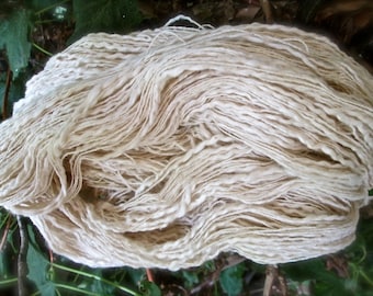 Novelty Yarn Undyed Cotton Slub Yarn Thread Thick 'n Thin 300 Yards SUPER FAST SHIPPING!