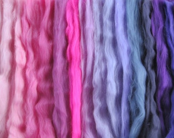 ALL the PINKS and PURPLES 18 Shades Ashland Bay Merino 4.5 Oz of Colors Super Fast Shipping!