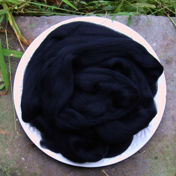 Soft Jet Black Ashland Bay Merino SUPER FAST SHIPPING!