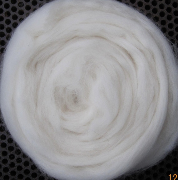 SOFT Ecru Merino Dyeing Hand Painting Spinning Felting 1, 2, or 4 Oz Ashland Bay SUPERFAST SHIPPING!