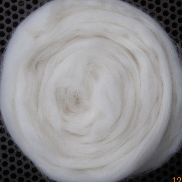 SOFT Ecru Merino Dyeing Hand Painting Spinning Felting 1, 2, 4 or 8 Oz Ashland Bay SUPERFAST SHIPPING!