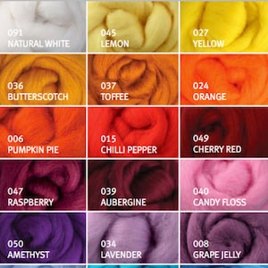 Ashford Corriedale Wool Roving Soft Gorgeous Colors Cruelty Free ...