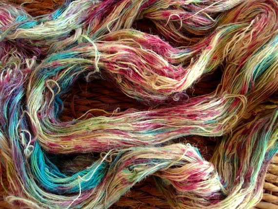 Penny Candy Wonderful TEXTURE Novelty Yarn Tie Dyed Jute Yarn Thread  550/575 Yards SUPERFAST SHIPPING!