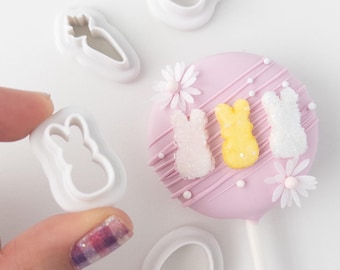 Easter Mini Cutter Set – 3D Printed Cake Pop & Cookie Fondant Tools