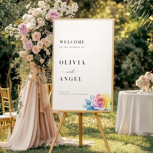 Rainbow Rose Wedding Invitation Template LGBTQ+ Same Sex Marriage Minimal Evite Canva Editable Gay Lesbian Colourful Pride Party Invite 2FM1 image 9