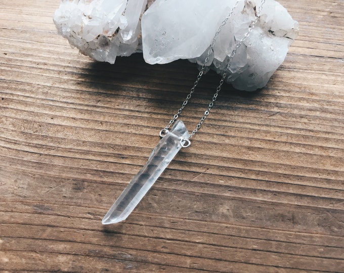 Sterling Silver Quartz Necklace - Create Your Own