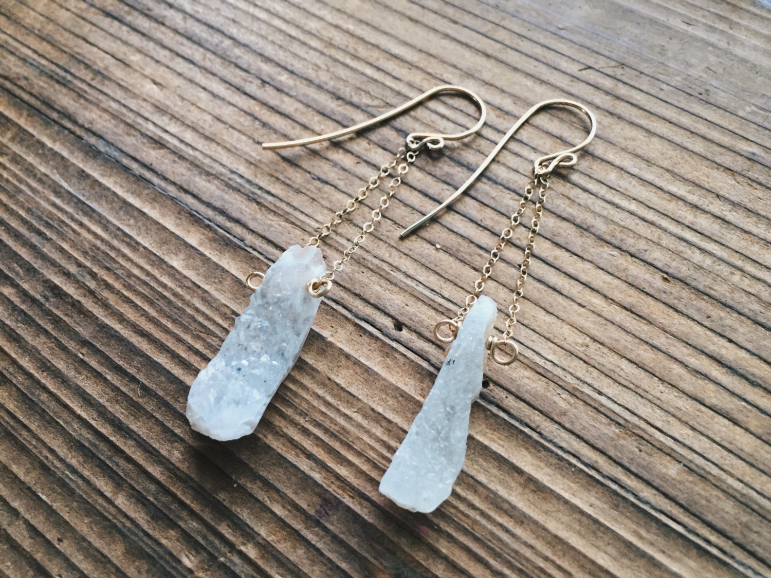 White quartz earrings Clearance