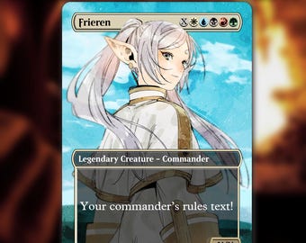 Frieren Customizable MTG Proxy Card - Frieren: Beyond Journey&#39;s End