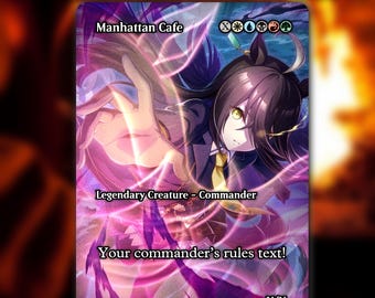 Manhattan Cafe Customizable MTG Proxy Card - Umamusume: Pretty Derby