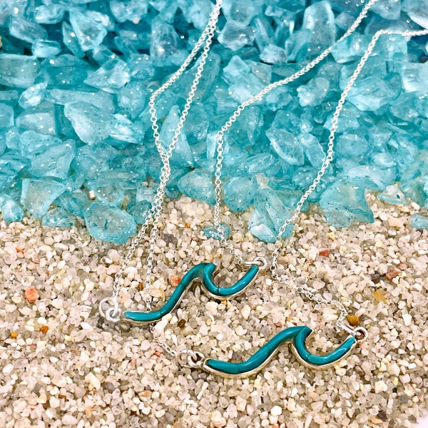 Make Waves | turquoise | neckalce | gift for her | beach jewelry