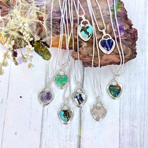Wild Heart | turquoise necklace | anniversary gift| heart necklace