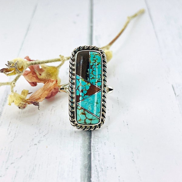 Turquoise Ring | Think Outside the Box Turquoise ring | statement | gift for her | gift for mom