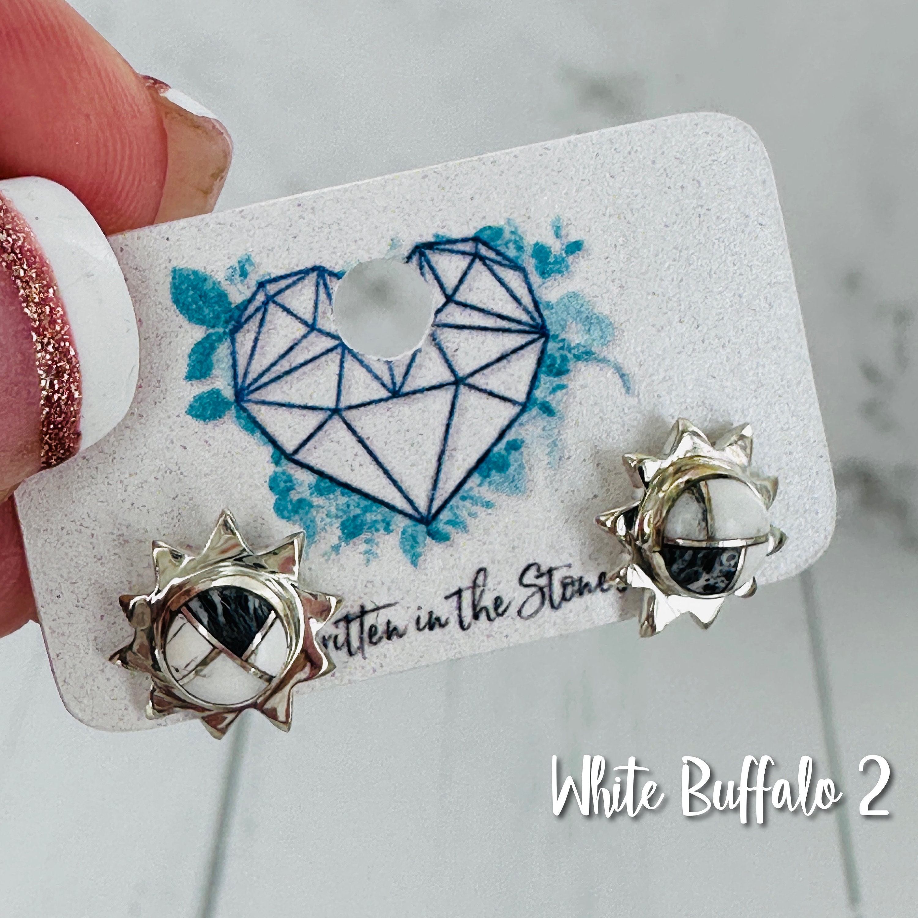 Small Turquoise Stud Earrings | I've Got Sunshine | Sun