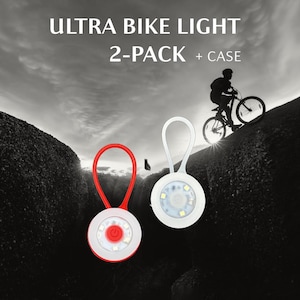 Bike & Cycling Safety Lights – O.W.L. Ultra LED 2-Pack | Rear Side Visibility for Night Rides