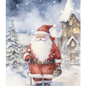 Rice paper for decoupage with a Christmas  theme in A4 and A3 sizes Papiery ryżowe xmas Santa Claus Christmas ornament angels decoupage