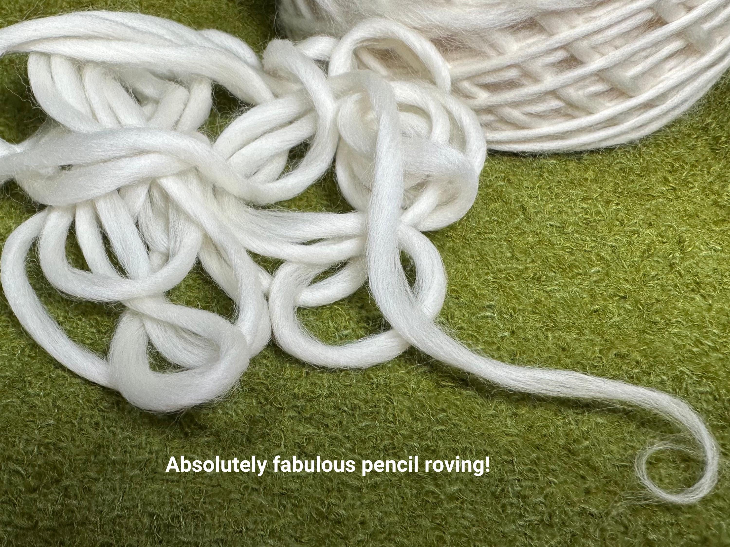 100% Argentinian Merino Wool Pencil Roving (23 Microns) - Etsy