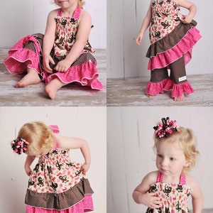 Girls Maxi Dress PDF 3 strap & hem options and a skirt size 12m-10 Instant Download, no waiting image 5
