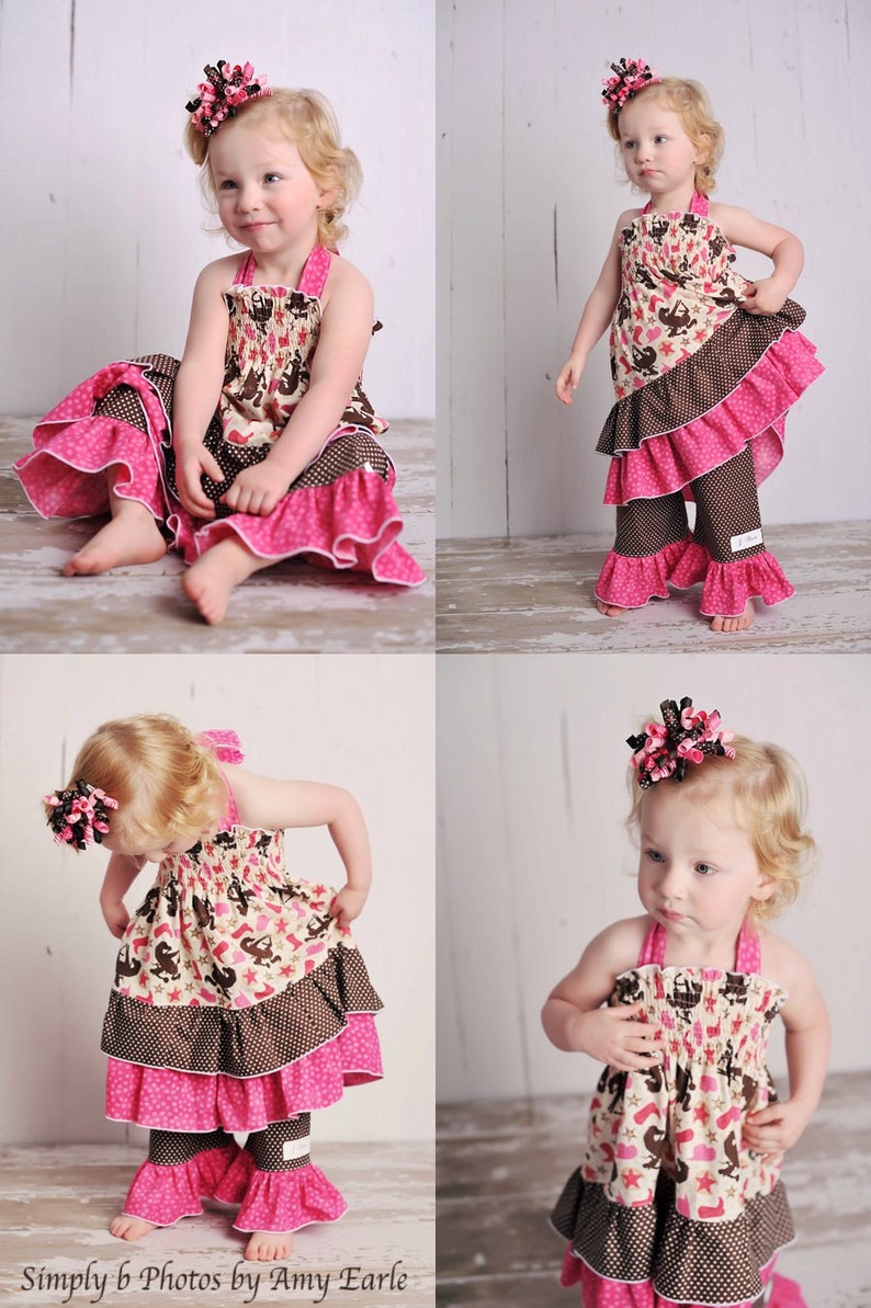 Girls Maxi Dress PDF 3 strap & hem options and a skirt size 12m-10 Instant Download, no waiting image 5